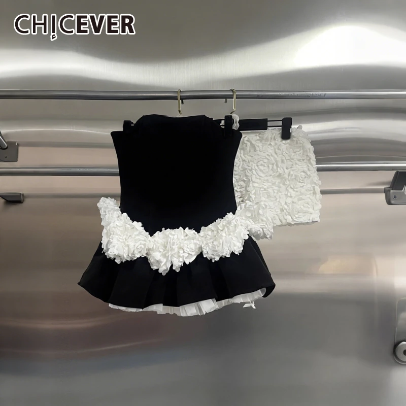 CHICEVER однотонный комплект из двух предметов с 3D цветами, женское платье без рукавов с квадратным воротником, элегантные французские женские брюки, модные комплекты
CHICEVER однотонный комплект из двух предметов с 3D цветами, женское платье без рукавов с квадратным воротником, элегантные французские женские брюки, модные комплекты