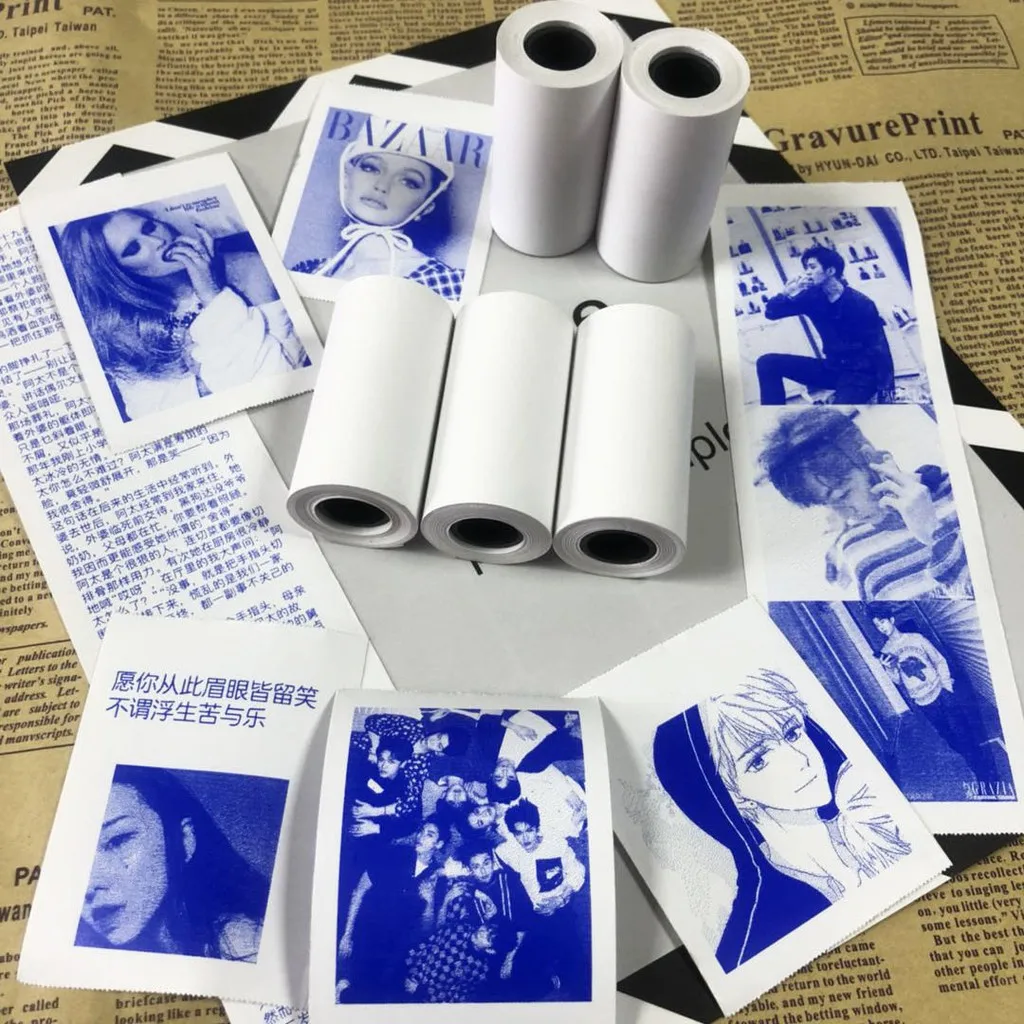 Blue Display thermal Sticker paper Paperang Peripage Portable Printer 57mmx30mm
Blue Display thermal Sticker paper Paperang Peripage Portable Printer 57mmx30mm