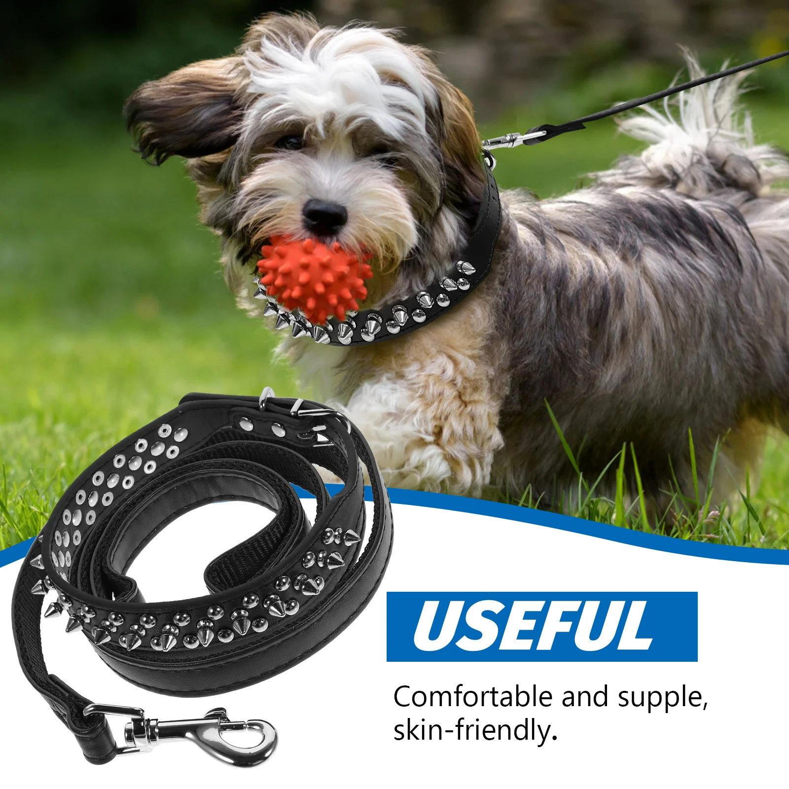 1Set Spiked Rivet Dog Collar Studded Adjustable Collar Decorative Pet Party Puppy Neck Decor Girl Dog Collars
1Set Spiked Rivet Dog Collar Studded Adjustable Collar Decorative Pet Party Puppy Neck Decor Girl Dog Collars