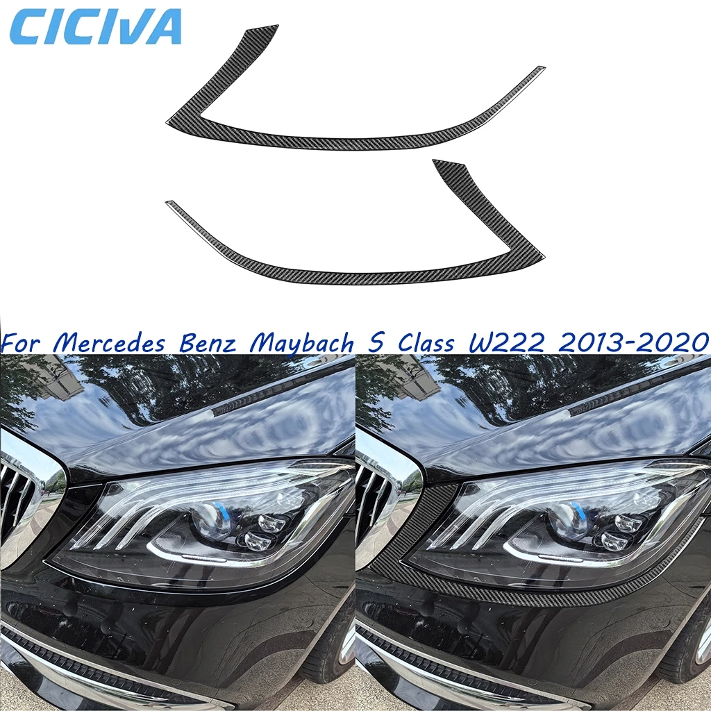 For Mercedes Benz Maybach S Class W222 2013-2020 Headlight Decorative Strip Carbon Fiber Interior Car Accessories Cover Sticker
For Mercedes Benz Maybach S Class W222 2013-2020 Headlight Decorative Strip Carbon Fiber Interior Car Accessories Cover Sticker