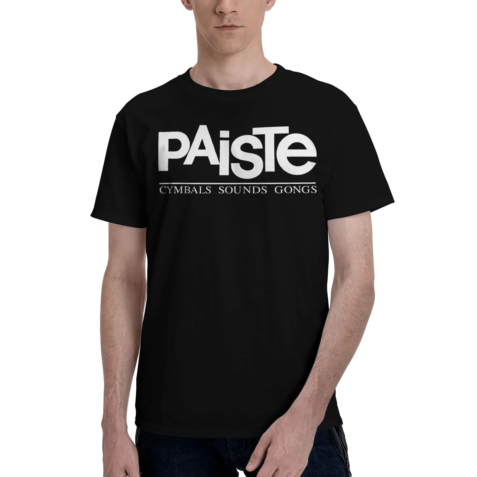New 2025 yaer The Name 'Paiste' in Large, White Typography with 'CYMBALS SOUNDS GONGS' Below,Brand t shirt men sleeve shirt
New 2025 yaer The Name 'Paiste' in Large, White Typography with 'CYMBALS SOUNDS GONGS' Below,Brand t shirt men sleeve shirt