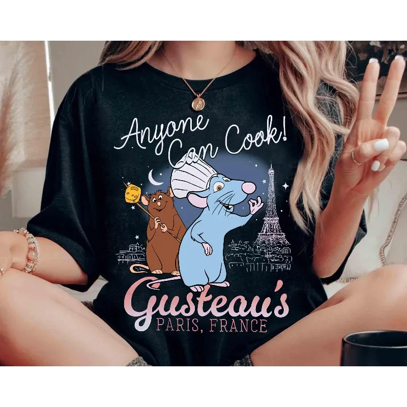 Рубашка Disney Pixar Ratatouille Remy Little Chef и Emile, футболка Remy's Ratatouille Adventure Paris France Restaurant, семейная поездка 
Рубашка Disney Pixar Ratatouille Remy Little Chef и Emile, футболка Remy's Ratatouille Adventure Paris France Restaurant, семейная поездка