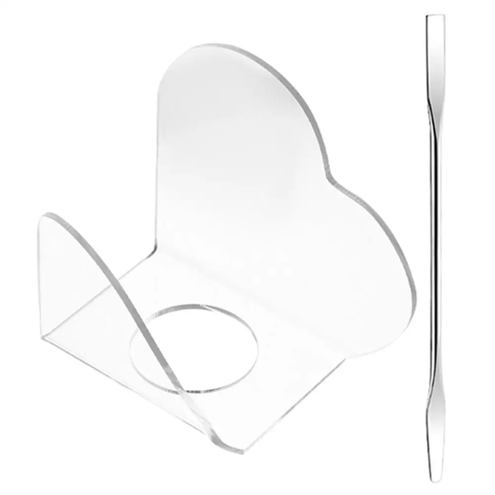 2Pcs Acrylic Makeup Mixing Palette Heart Shaped Foundation Plate Stainless Steel Spatula Compact Lightweight Portable Beauty
2Pcs Acrylic Makeup Mixing Palette Heart Shaped Foundation Plate Stainless Steel Spatula Compact Lightweight Portable Beauty