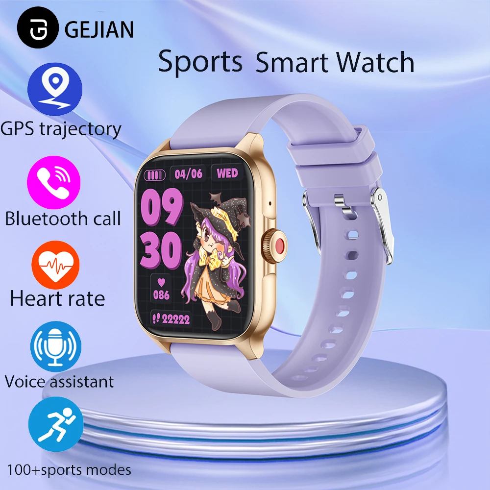 GEJIAN 2025 новые умные часы с Bluetooth-фонариком для вызова, мини-игры, мониторинг сердечного ритма, GPS, траектория движения, SOS, умные часы
GEJIAN 2025 новые умные часы с Bluetooth-фонариком для вызова, мини-игры, мониторинг сердечного ритма, GPS, траектория движения, SOS, умные часы