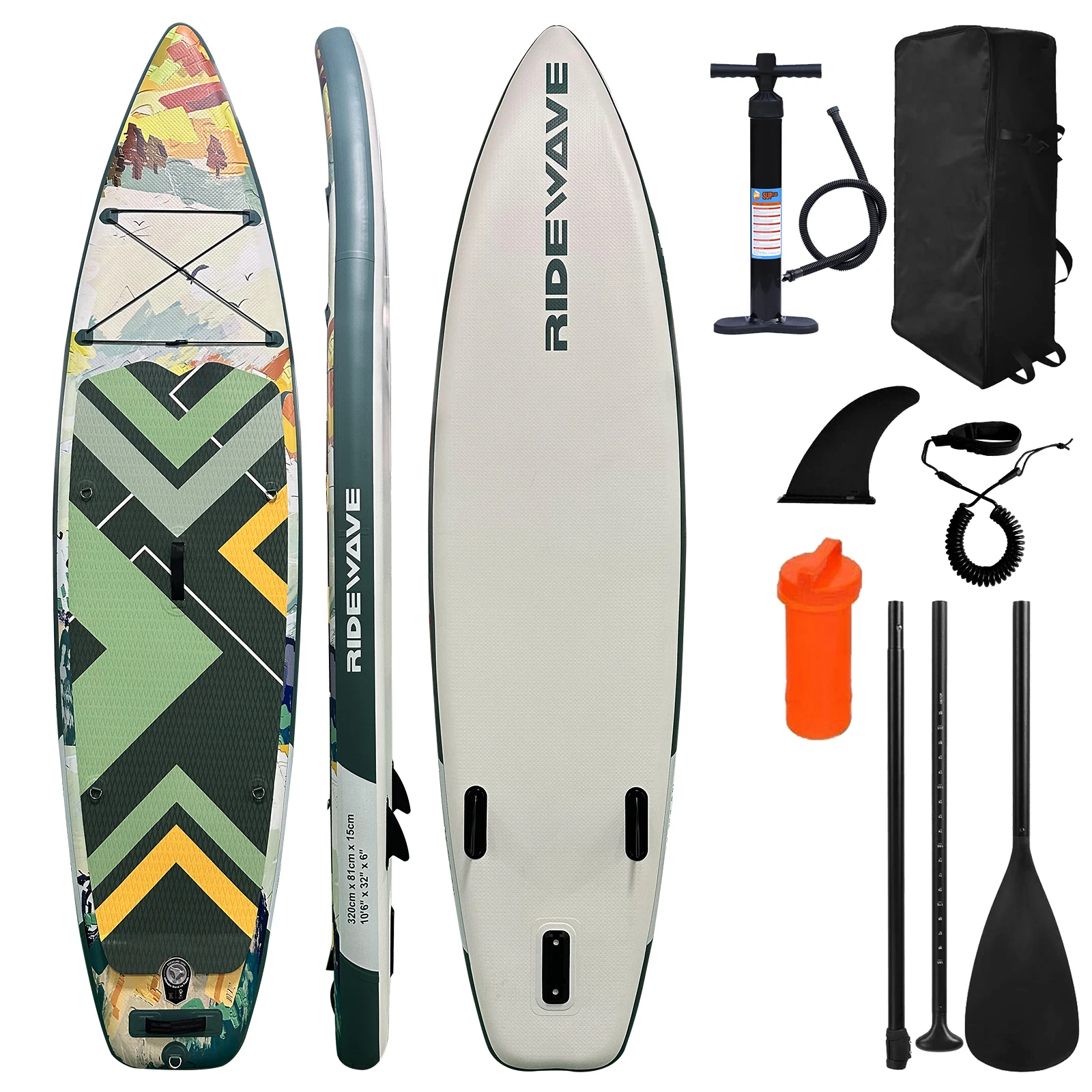 RIDEWAVE 2023 New Drop Stitch PVC Double Layer Inflatable Supboard Outdoor Water Sport Surfing Paddle Board
RIDEWAVE 2023 New Drop Stitch PVC Double Layer Inflatable Supboard Outdoor Water Sport Surfing Paddle Board