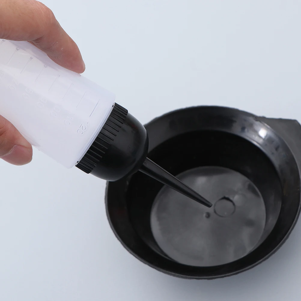 6pcs Hair Dye Bottles Hair Coloring Bottle Plastic Storage Bottle Pointed Mouth Container Salon Accessories for Salon (Black)
6pcs Hair Dye Bottles Hair Coloring Bottle Plastic Storage Bottle Pointed Mouth Container Salon Accessories for Salon (Black)