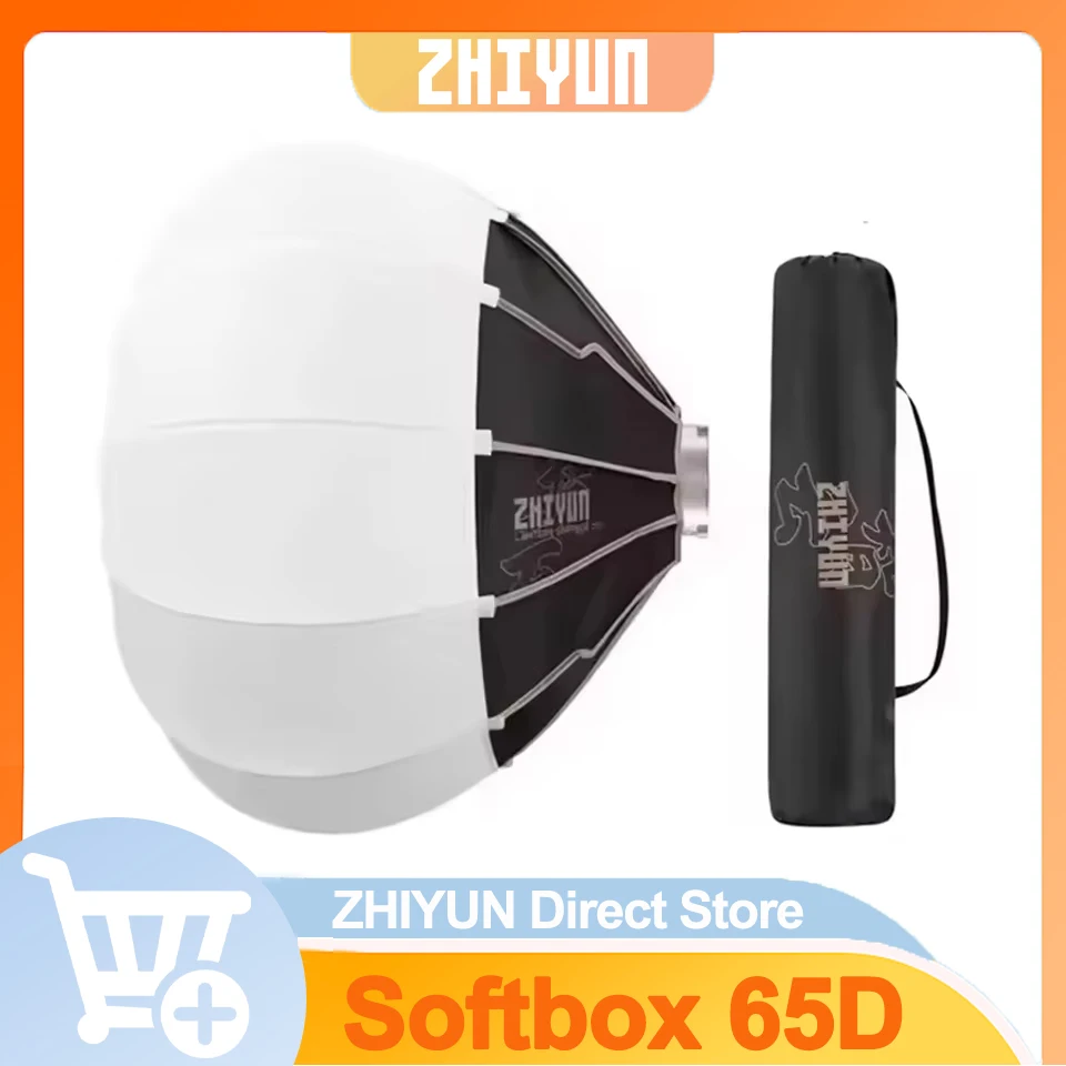 ZHIYUN Lantern Softbox 65D 26-дюймовый аксессуар для фотосъемки с креплением Bowens для Molus G60 X100
ZHIYUN Lantern Softbox 65D 26-дюймовый аксессуар для фотосъемки с креплением Bowens для Molus G60 X100