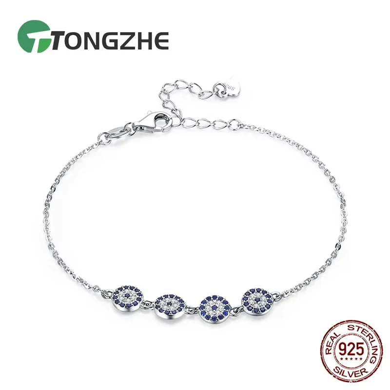 TONGZHE 925 Sterling Silver Bracelet Women Cubic Zirconia Lucky Turkey Evil Eye Bracelet for Women Fine Jewelry
TONGZHE 925 Sterling Silver Bracelet Women Cubic Zirconia Lucky Turkey Evil Eye Bracelet for Women Fine Jewelry