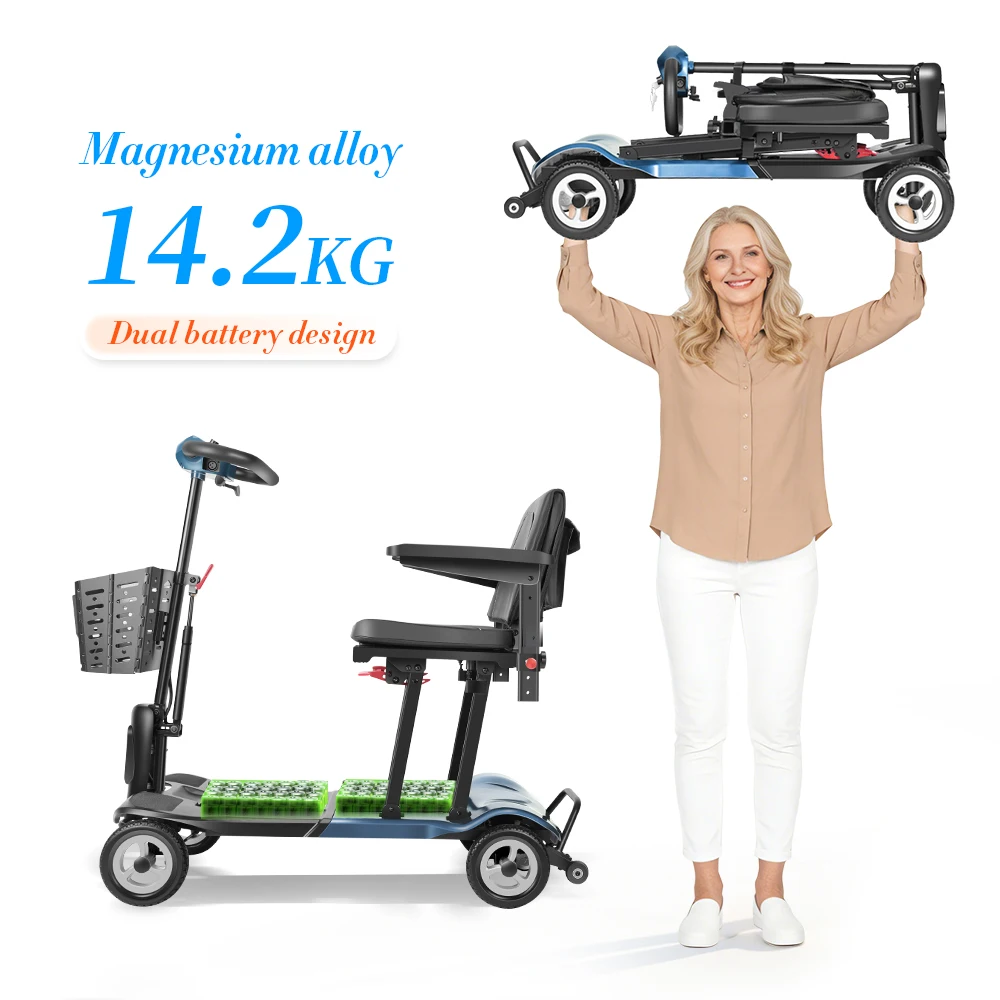 14kg Lightweight Drive Effortless Mobility Scooter Portable Wide Armrests Seat Extra Lithium Battery For All Users
14kg Lightweight Drive Effortless Mobility Scooter Portable Wide Armrests Seat Extra Lithium Battery For All Users