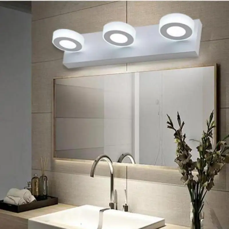 Art deco Round Mirror front led wall lamp long Headlight LED strip wall Light for Bathroom Modern Bedroom makeup Mirror light
Art deco Round Mirror front led wall lamp long Headlight LED strip wall Light for Bathroom Modern Bedroom makeup Mirror light
