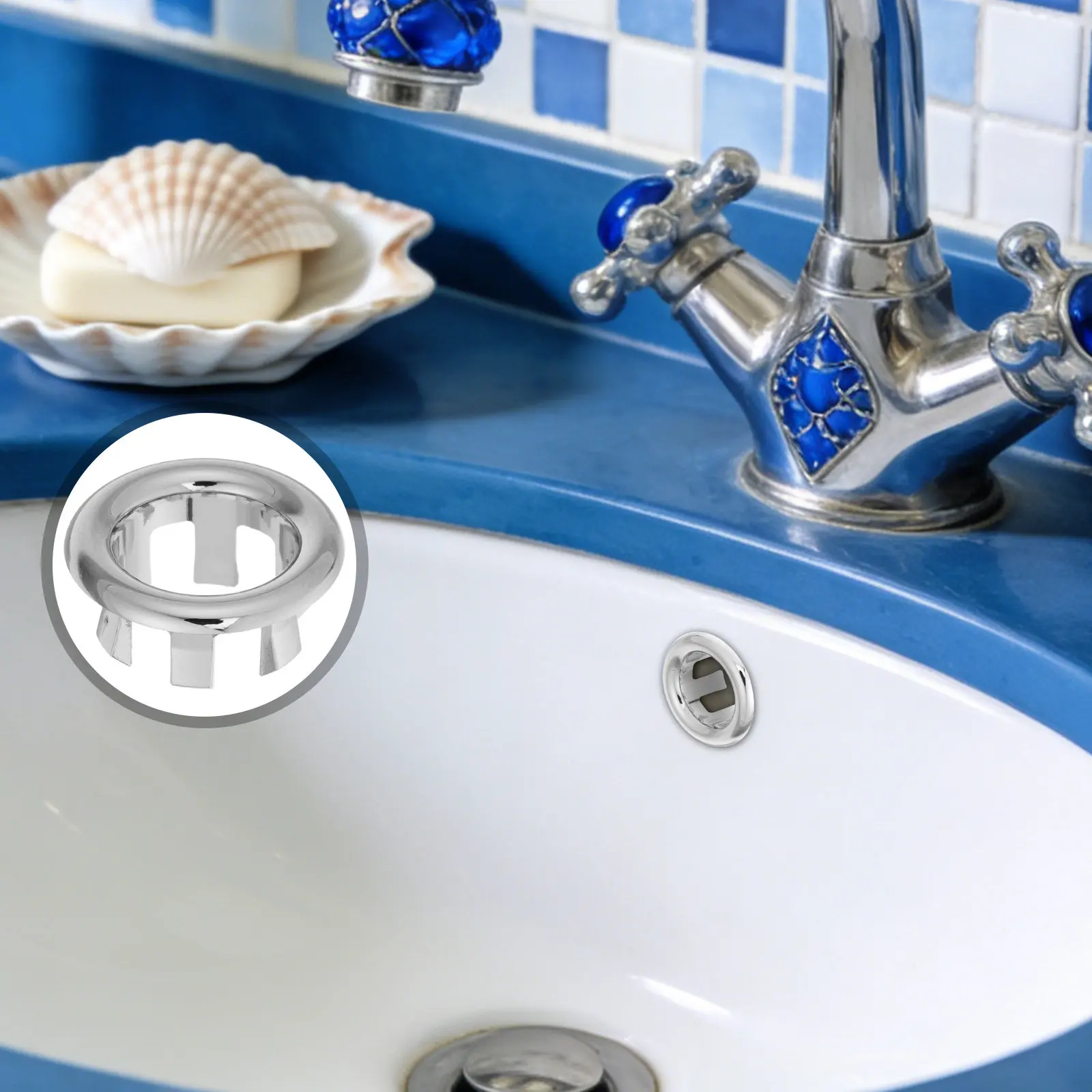 12Pcs Plastic Sink Overflow Cover Round 30Mm Bathroom Vanity Sink Hole Cap Decorative Basin Trim Drain Protector for Washbasin
12Pcs Plastic Sink Overflow Cover Round 30Mm Bathroom Vanity Sink Hole Cap Decorative Basin Trim Drain Protector for Washbasin