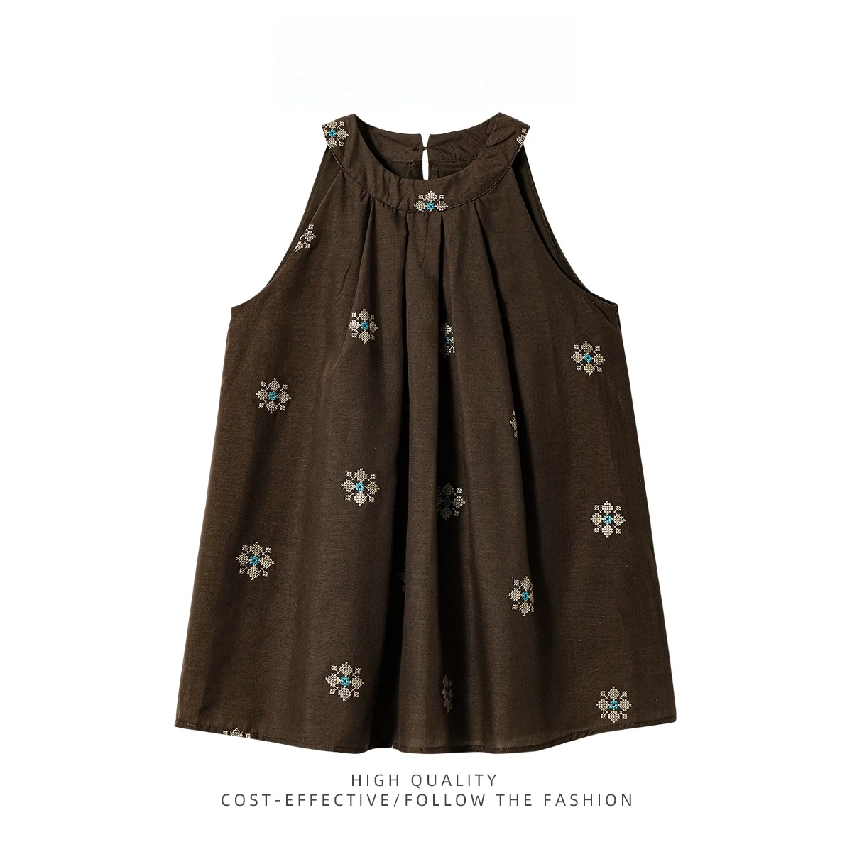 Вишитый жилет на бретельках в стиле ретро, женский летний новый жилет с тяжелым крючком и цветочным принтом, топ PAIXIANG для поездок на работу, свободные брюки... 
Вишитый жилет на бретельках в стиле ретро, женский летний новый жилет с тяжелым крючком и цветочным принтом, топ PAIXIANG для поездок на работу, свободные брюки...