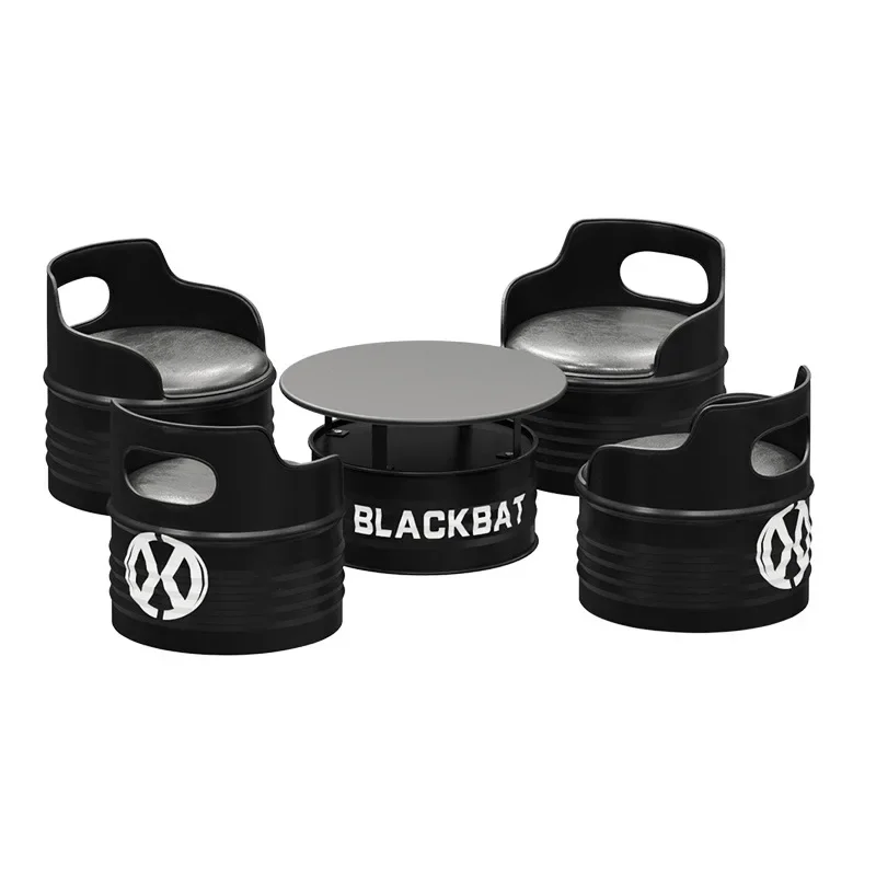 Industrial wind oil bucket sofa bar clear bar booth milk tea shop office rest area wrought iron coffee table table and chair
Industrial wind oil bucket sofa bar clear bar booth milk tea shop office rest area wrought iron coffee table table and chair