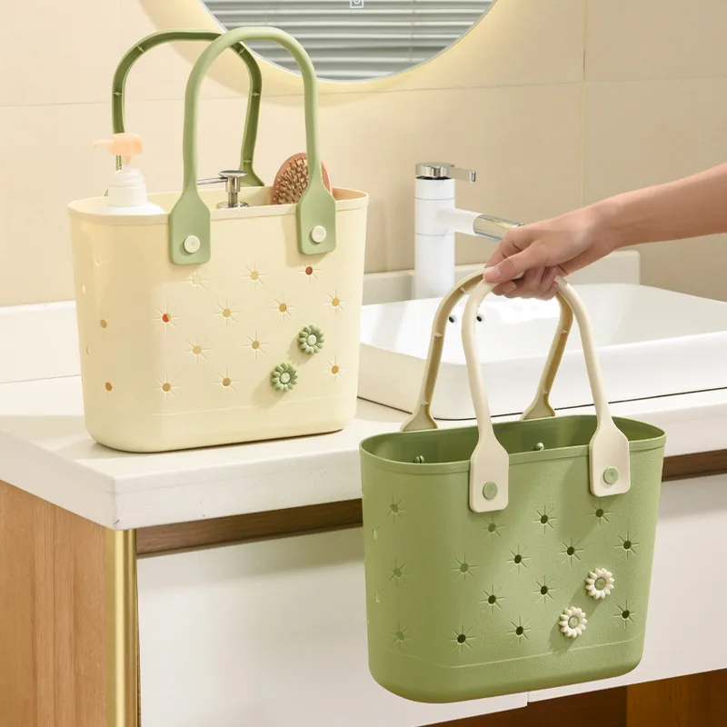 Portable Picnic Basket Outdoor Household Creative Soft Material Bottom Drain Bath Wash Bathroom Storage Basket
Portable Picnic Basket Outdoor Household Creative Soft Material Bottom Drain Bath Wash Bathroom Storage Basket