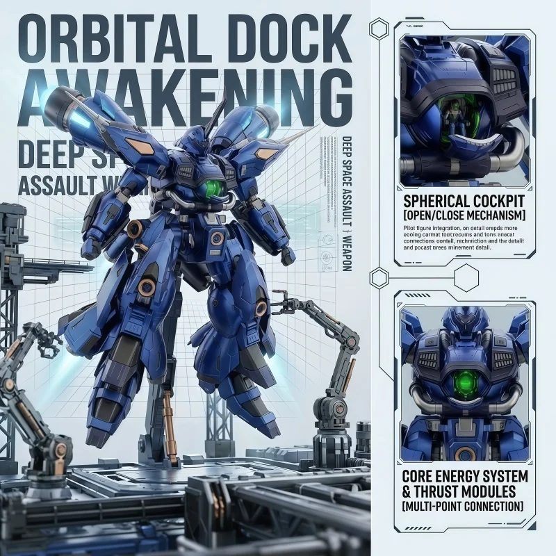 Zero Boundary Model Toys Dark Tide 1/144 Alloy Frame Assembly Model Fully Pre-Painted Finished Grade Mecha Robot Model Collectible Toy
Zero Boundary Model Toys Dark Tide 1/144 Alloy Frame Assembly Model Fully Pre-Painted Finished Grade Mecha Robot Model Collectible Toy