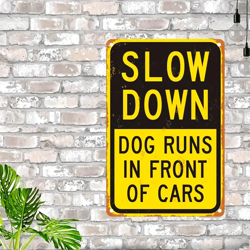 1k, Slow Down - Dog Running in Front of Cars Алюминиевый знак, настенное искусство в винтажном стиле для дома, гаража, кафе, бара и Restaura
1k, Slow Down - Dog Running in Front of Cars Алюминиевый знак, настенное искусство в винтажном стиле для дома, гаража, кафе, бара и Restaura
