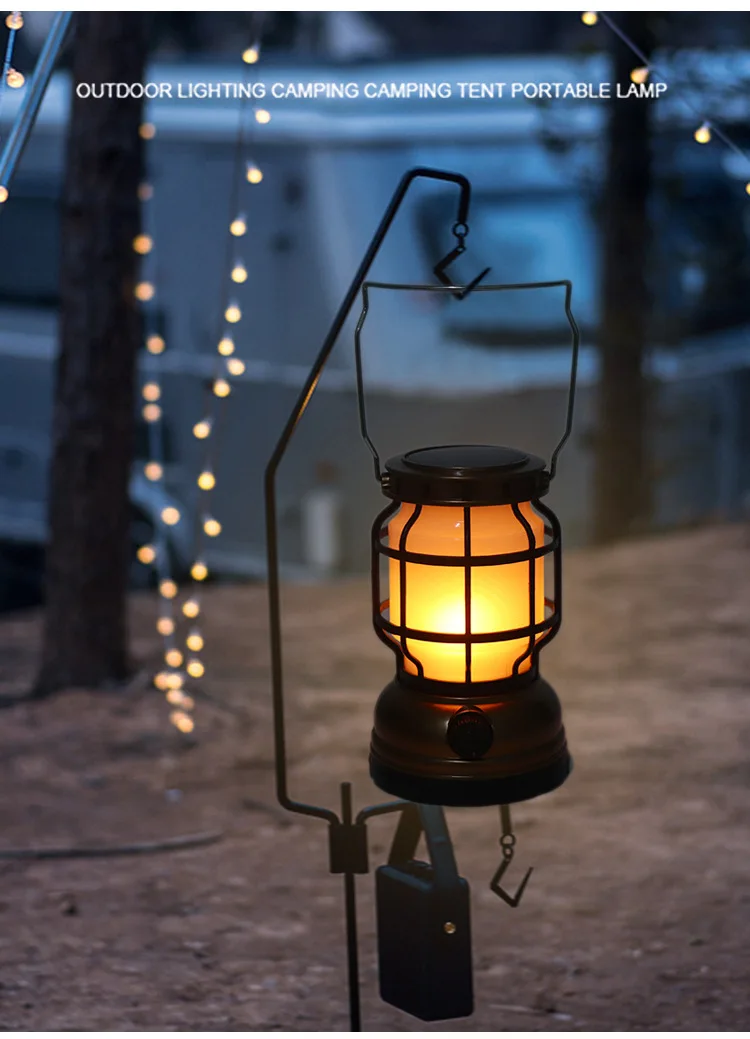ZK20 Portable Camping Lanterns Solar Rechargeable Light Waterproof Emergency Hanging Lighting Yard Decor Solar Powered Lamps
ZK20 Portable Camping Lanterns Solar Rechargeable Light Waterproof Emergency Hanging Lighting Yard Decor Solar Powered Lamps 