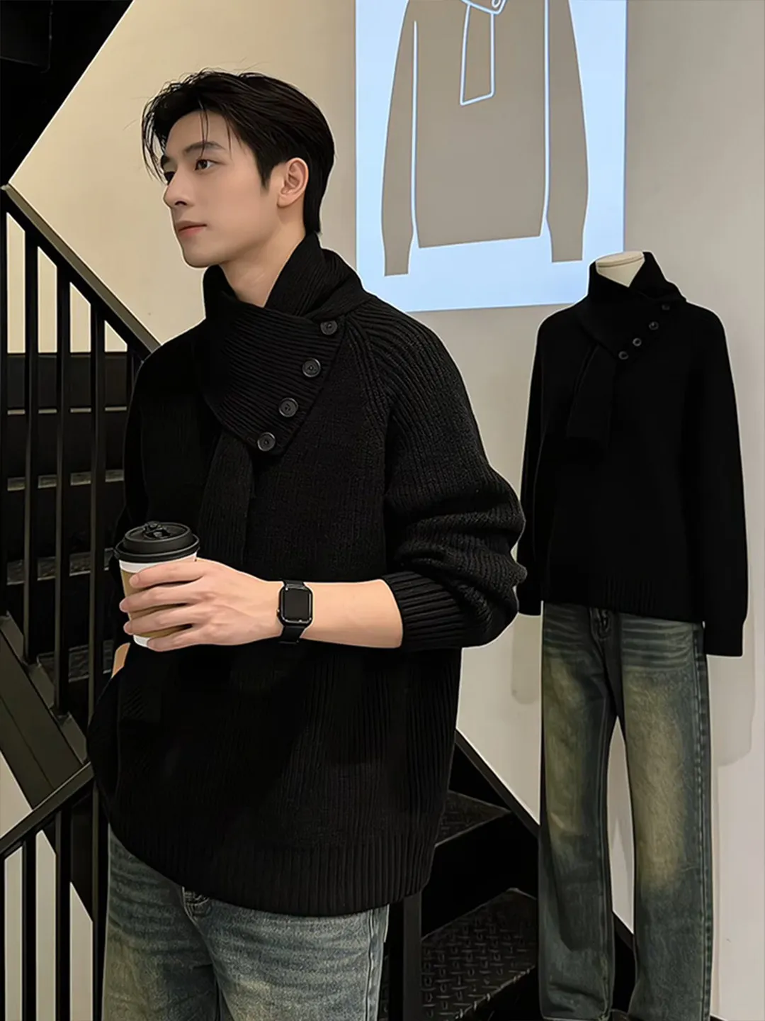 Fur Collar Pullovers Elegant Mens Retro Vintage 2000S Skateboard Park Lightweight Baggy Loose Printed Graphic Art Statement Cool
Fur Collar Pullovers Elegant Mens Retro Vintage 2000S Skateboard Park Lightweight Baggy Loose Printed Graphic Art Statement Cool