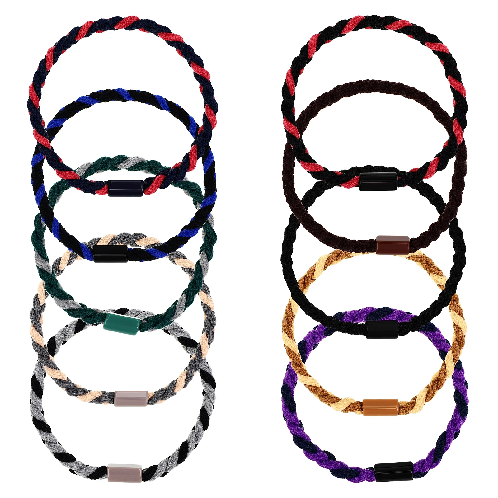10 Pcs Hair Ties Durable Nylon Elastic Bands Stylish Accessory Women Men Ponytail Holder Variety Colors Gentle Hair 
10 Pcs Hair Ties Durable Nylon Elastic Bands Stylish Accessory Women Men Ponytail Holder Variety Colors Gentle Hair
