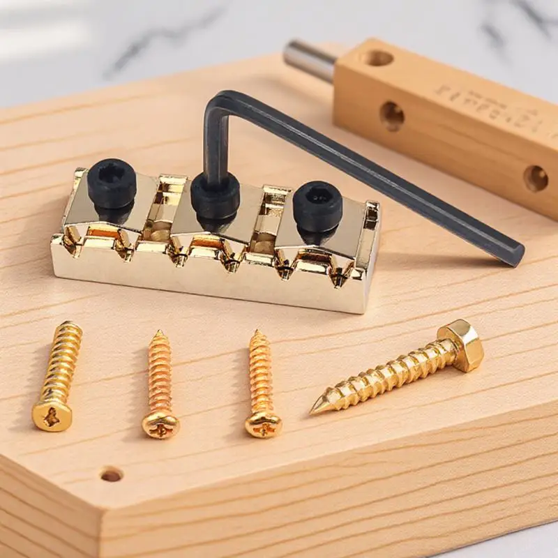 42Mm Zinc Alloy Guitar String Lock Gold Plated Locking Nut for Enhanced Tone and Quick Installation Tools Included
42Mm Zinc Alloy Guitar String Lock Gold Plated Locking Nut for Enhanced Tone and Quick Installation Tools Included