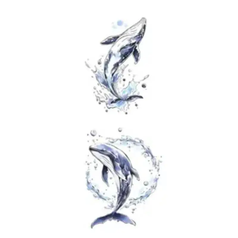 New 1/2 Sheets Jumping Whale Waterproof Temporary Tattoo Stickers Suitable For Arm And Leg Decoration
New 1/2 Sheets Jumping Whale Waterproof Temporary Tattoo Stickers Suitable For Arm And Leg Decoration