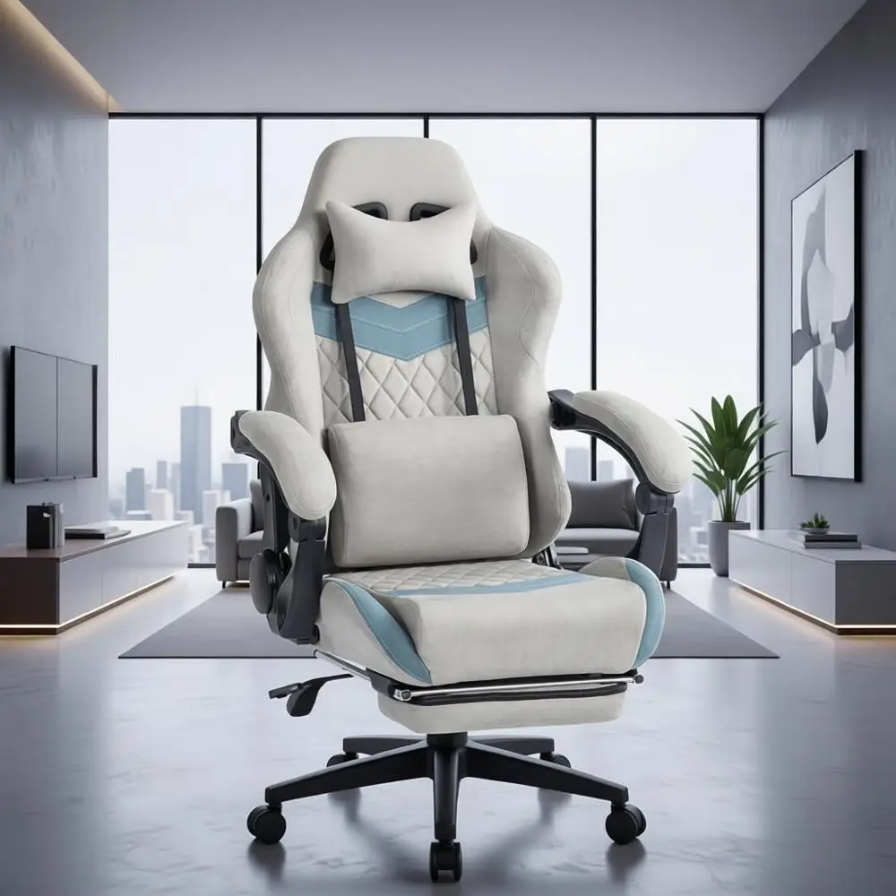 Ergonomic Big & Tall Office Gaming Chair: Adjustable Support, Headrest & Footrest for Adults Up to 500 lbs
Ergonomic Big & Tall Office Gaming Chair: Adjustable Support, Headrest & Footrest for Adults Up to 500 lbs