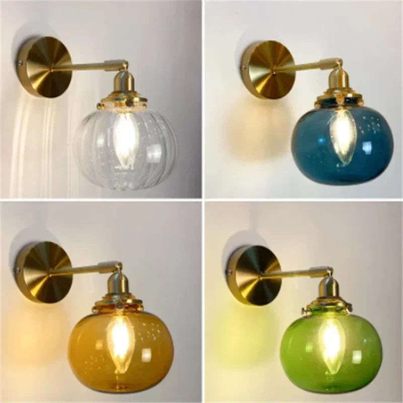 Nordic Retro Brass Glass Wall Lamp Simple Bedroom Bedside Living Room Background Decoration Wall Aisle Glass Wall Lamp
Nordic Retro Brass Glass Wall Lamp Simple Bedroom Bedside Living Room Background Decoration Wall Aisle Glass Wall Lamp