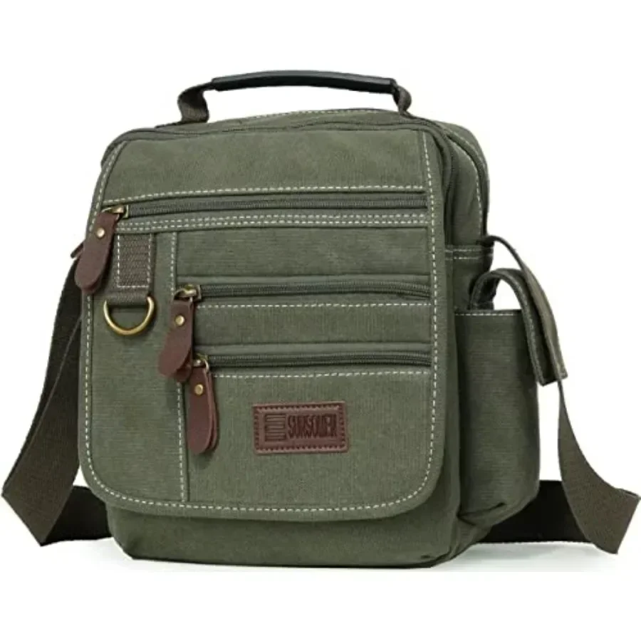 Mens bag Canvas Shoulder Bag Small Messenger Crossbody Bag Work Bag Vintage Multi-function
Mens bag Canvas Shoulder Bag Small Messenger Crossbody Bag Work Bag Vintage Multi-function