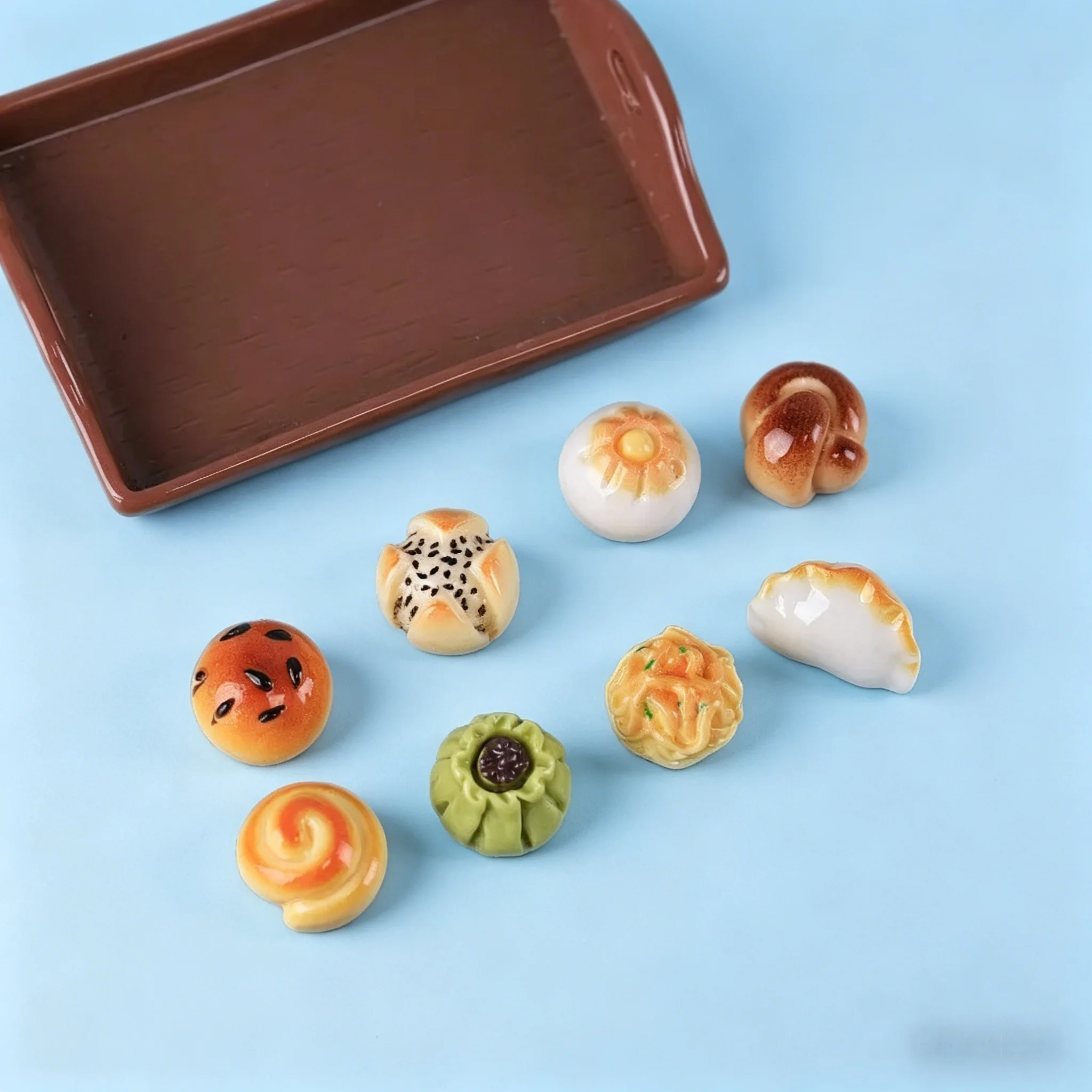 8Pcs Miniature Dollhouse Food Set - Bread, Dumplings & Steamed Buns
8Pcs Miniature Dollhouse Food Set - Bread, Dumplings & Steamed Buns