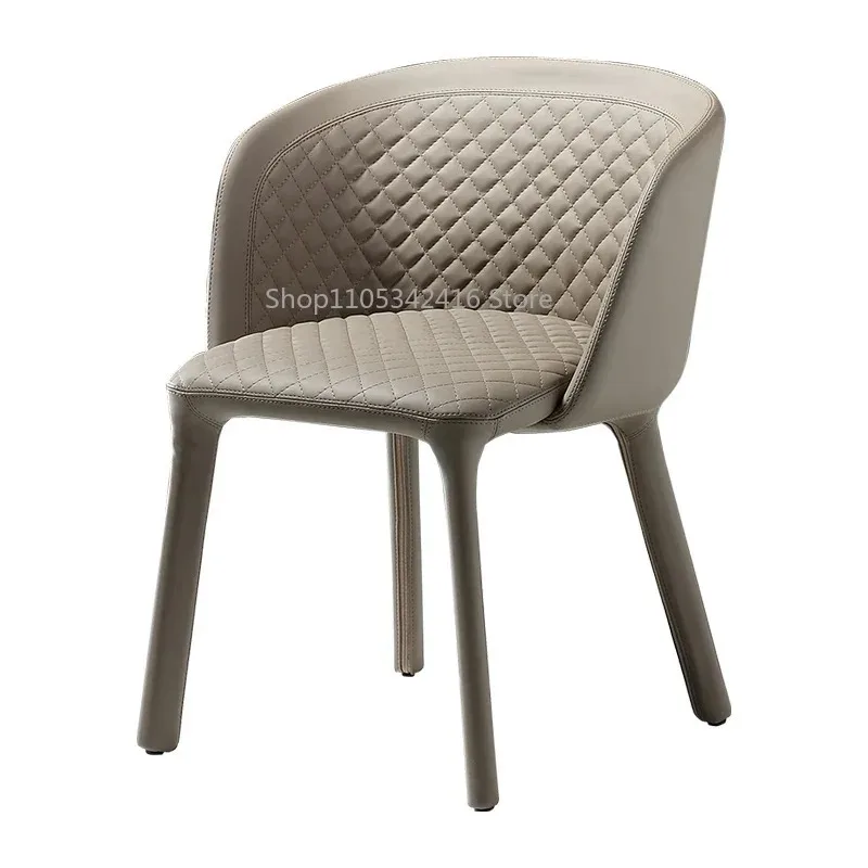 Italian Light Luxury Household Dining Chair, Personalized Leather-Wrapped Chair for High-End Showroom Hotel Study Makeup
Italian Light Luxury Household Dining Chair, Personalized Leather-Wrapped Chair for High-End Showroom Hotel Study Makeup