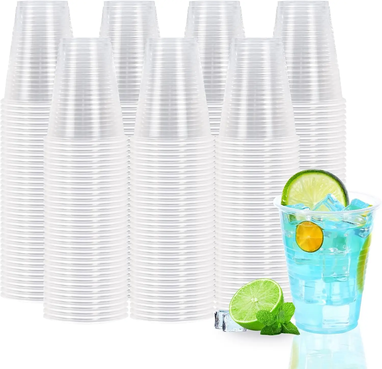 7 oz Clear Plastic Cups 500 Pack, PP Hot Beverage Cups, BPA Free
7 oz Clear Plastic Cups 500 Pack, PP Hot Beverage Cups, BPA Free