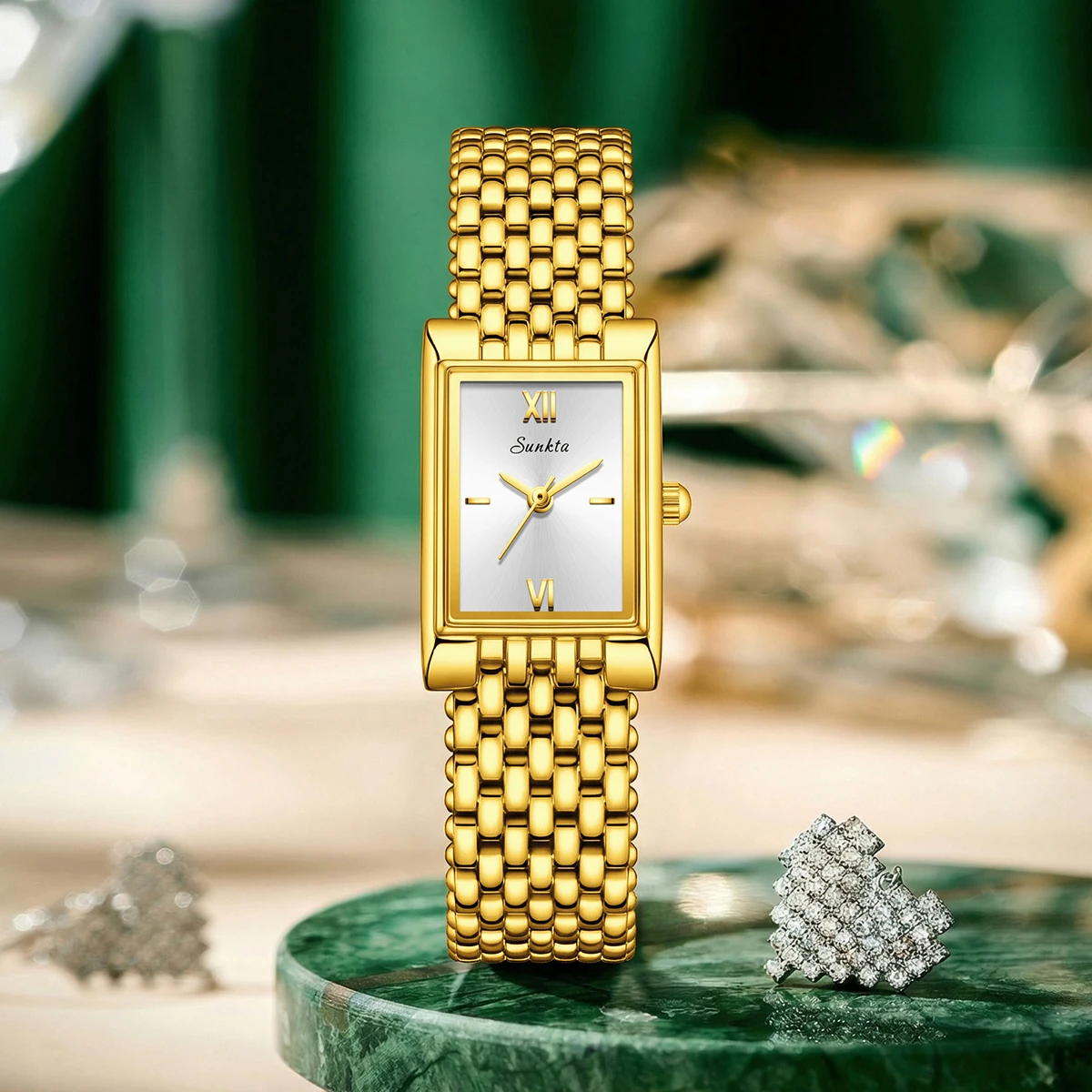 SUNKTA Luxury Quartz Watch for Women Elegant Stainless Steel Women's Watches Gifts Waterproof Fashion Trend Simple Ladies Watch
SUNKTA Luxury Quartz Watch for Women Elegant Stainless Steel Women's Watches Gifts Waterproof Fashion Trend Simple Ladies Watch