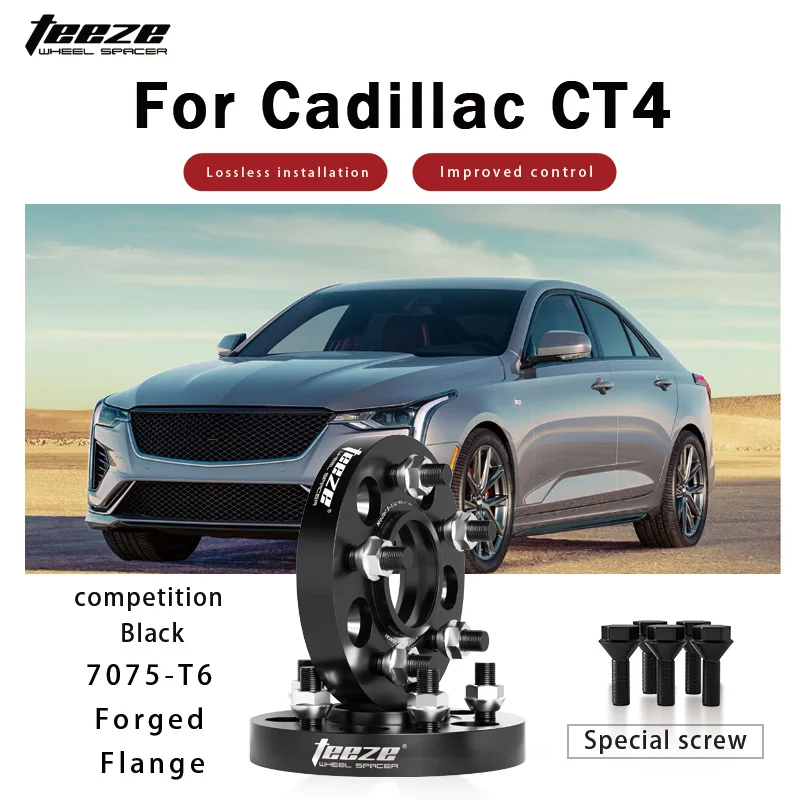 Teeze 2/4pcs 5x115 CB70.3mm M12x1.5 Hub Centric Black Forged wheel spacer For Cadillac CT4 Flange Plate15/20/25/30/35mm 
Teeze 2/4pcs 5x115 CB70.3mm M12x1.5 Hub Centric Black Forged wheel spacer For Cadillac CT4 Flange Plate15/20/25/30/35mm