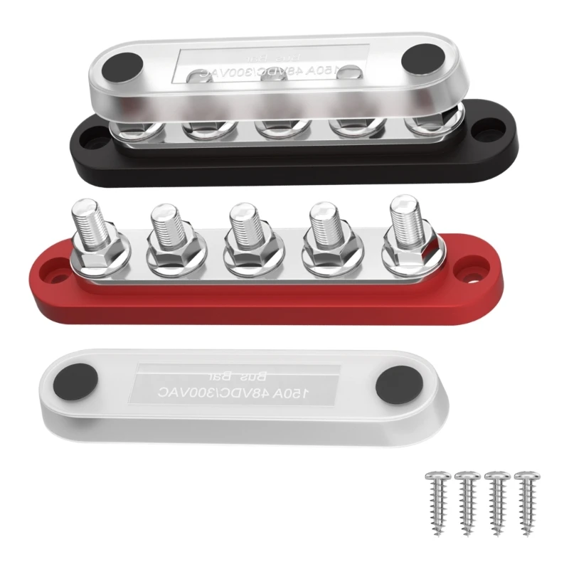 4 Post Terminals Block with Cover Power Distribution Block Busbar Terminals Block for Automotive Car Truck Solar Dropship
4 Post Terminals Block with Cover Power Distribution Block Busbar Terminals Block for Automotive Car Truck Solar Dropship