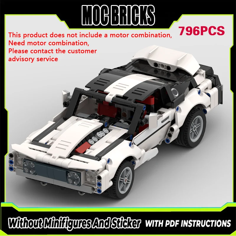 Конструктор MOC: Модель городского автомобиля, американский спорткар Fastback, модульная технология, подарки, праздничный набор для сборки, детские игрушки
Конструктор MOC: Модель городского автомобиля, американский спорткар Fastback, модульная технология, подарки, праздничный набор для сборки, детские игрушки