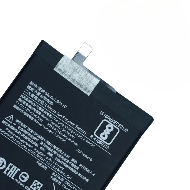 BM3C for Xiaomi Mi 7 Mobile Phone Battery 0 Cycle High Quality High Capacity Battery Replacement Bateria Grade A Cell with Tools
BM3C for Xiaomi Mi 7 Mobile Phone Battery 0 Cycle High Quality High Capacity Battery Replacement Bateria Grade A Cell with Tools