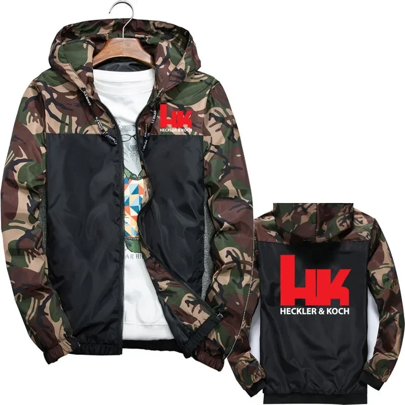 Spring autumn new mountain travel large size jacket Hk Heckler Koch No Compromise Military tactical camouflage jacket
Spring autumn new mountain travel large size jacket Hk Heckler Koch No Compromise Military tactical camouflage jacket
