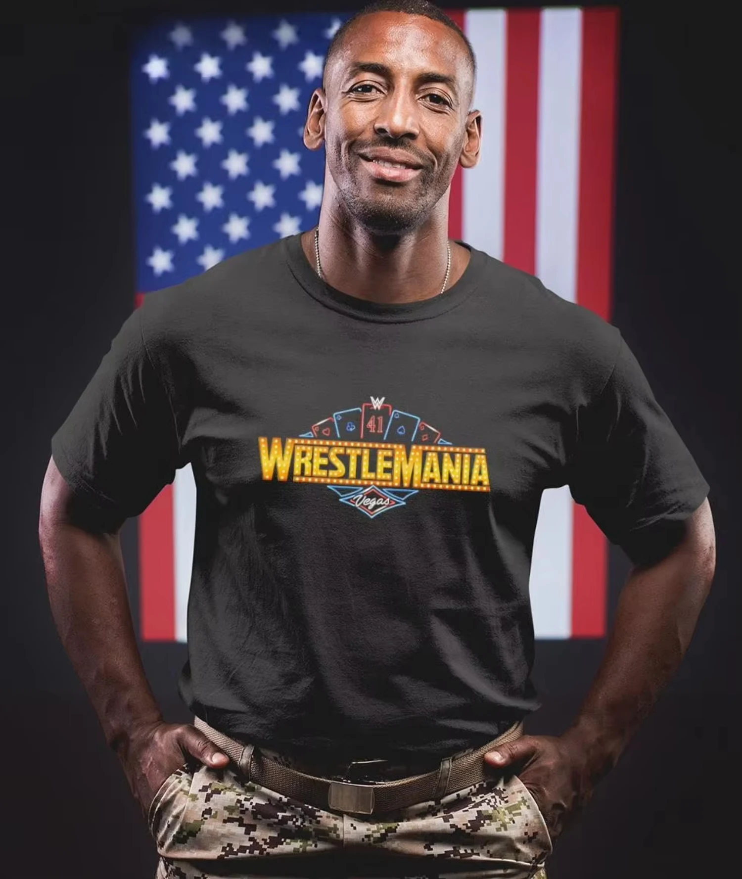 Wrestlemania 41 Las Vegas Cards Logo T-Shirt Wwe T-Shirt Sports Gym Short Sleeve Cotton Tops Tees Summer Clothes Men's T Shirts
Wrestlemania 41 Las Vegas Cards Logo T-Shirt Wwe T-Shirt Sports Gym Short Sleeve Cotton Tops Tees Summer Clothes Men's T Shirts