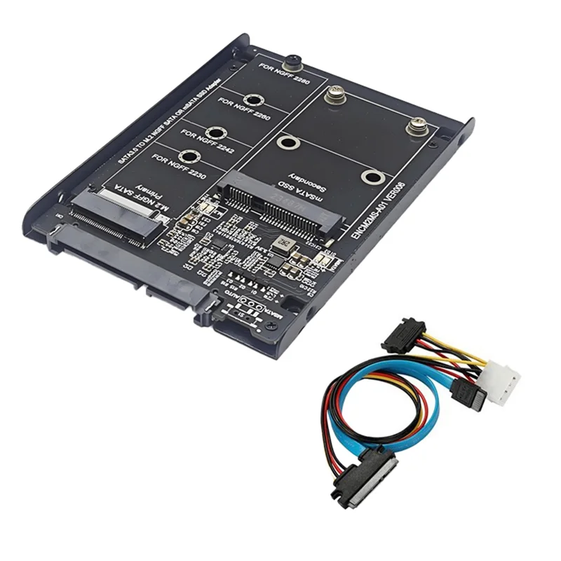 Корпус AM-SSD M2 SATA + MSATA к SATA3.0 6 ГБ, плата адаптера Riser Card с металлической розеткой, поддержка M.2 SATA SSD
Корпус AM-SSD M2 SATA + MSATA к SATA3.0 6 ГБ, плата адаптера Riser Card с металлической розеткой, поддержка M.2 SATA SSD