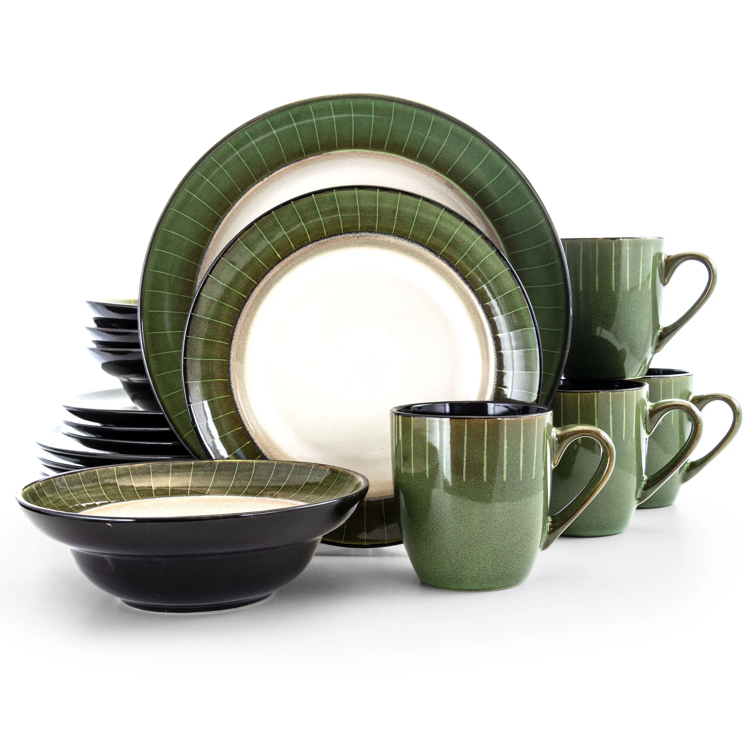 16-Piece Stoneware Dinnerware Set, Elegant & Durable for Everyday Use
16-Piece Stoneware Dinnerware Set, Elegant & Durable for Everyday Use
