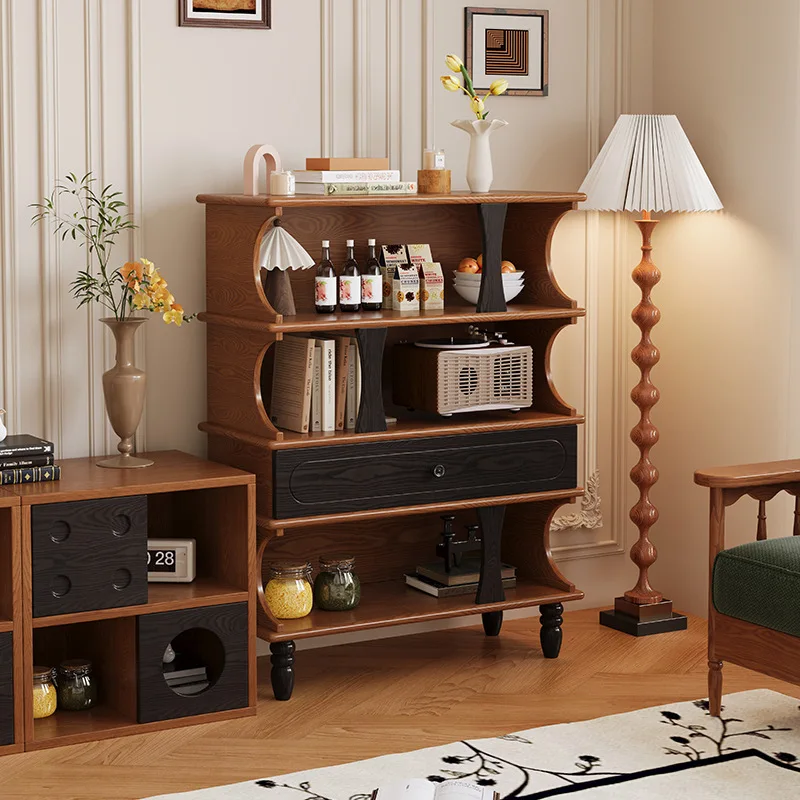 Medieval style solid wood bookcase ash wood locker household living room retro style solid wood shelf tea cabinet wine cabinet
Medieval style solid wood bookcase ash wood locker household living room retro style solid wood shelf tea cabinet wine cabinet