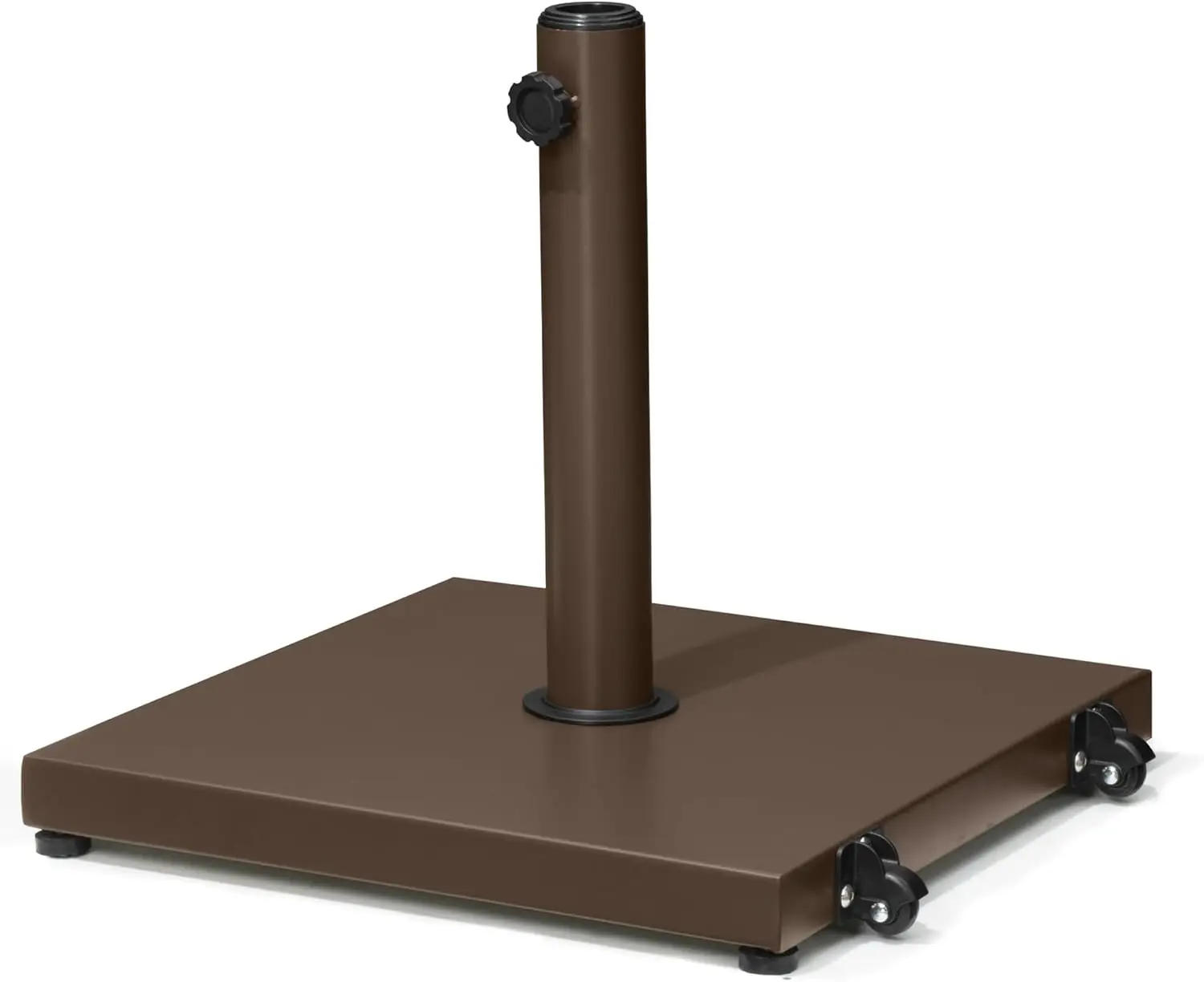 Patio Umbrella Base 40lbs Outdoor Umbrella Stand with Wheels, Heavy Duty Square Concrete Stand Market Umbrella, Brown
Patio Umbrella Base 40lbs Outdoor Umbrella Stand with Wheels, Heavy Duty Square Concrete Stand Market Umbrella, Brown