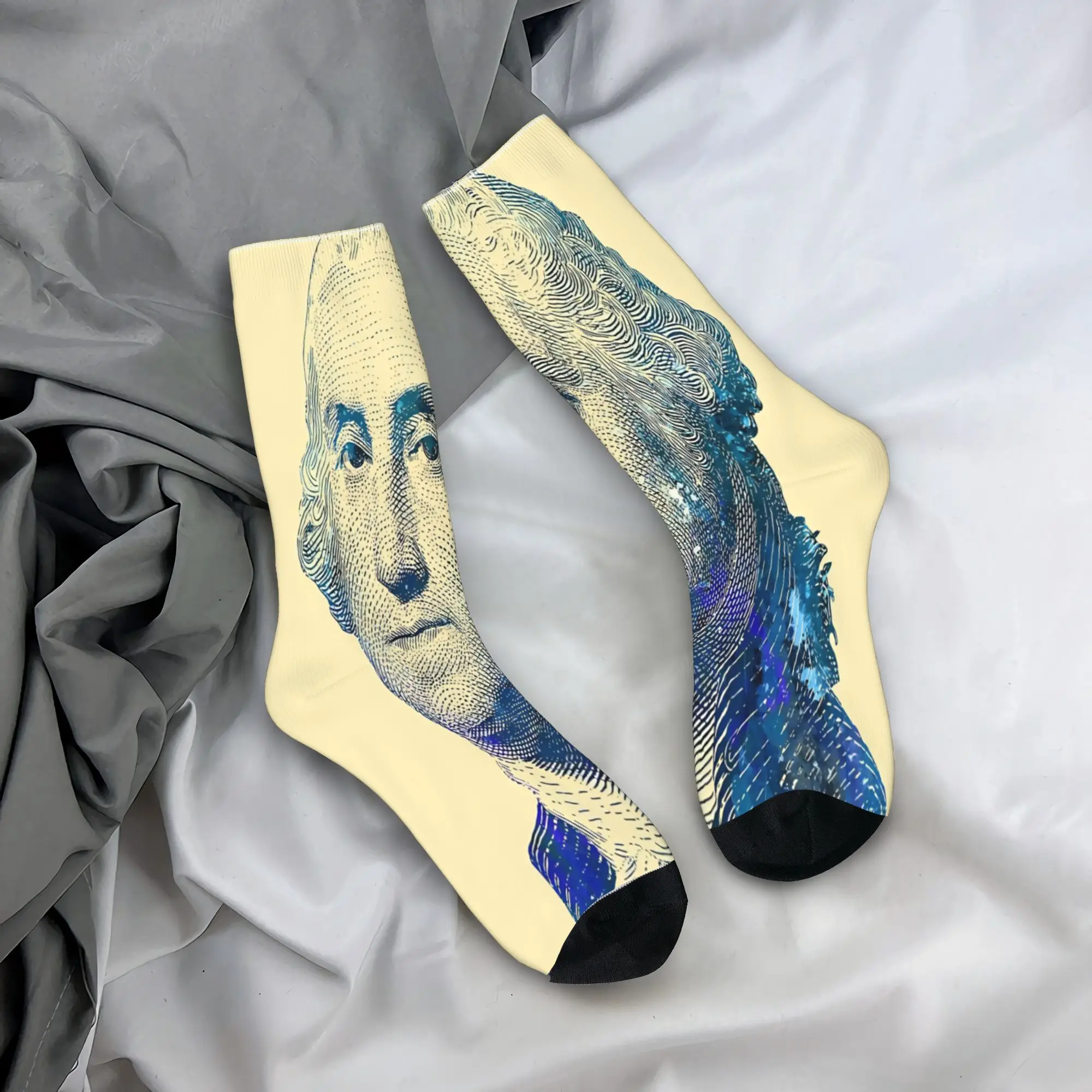 George Washington Socks Non Slip Stockings Men's Medium Soft Skateboard Socks Autumn Funny Pattern Socks
George Washington Socks Non Slip Stockings Men's Medium Soft Skateboard Socks Autumn Funny Pattern Socks