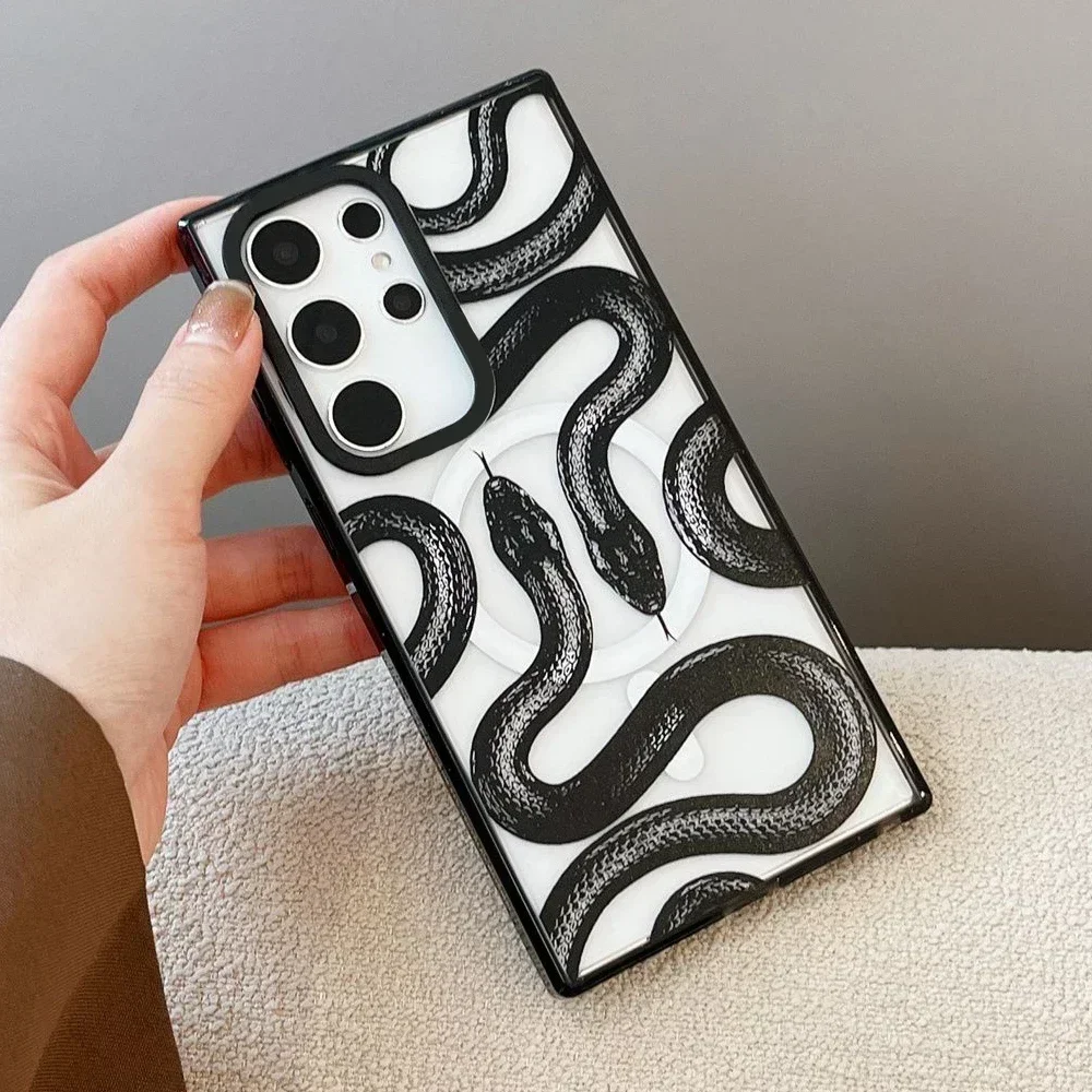 Fortune Cat Magnetic Acrylic Black Border Magnetic Case for Samsung Galaxy S25 + Plus S24 S23 Ultra S25U Cover Protective Shell
Fortune Cat Magnetic Acrylic Black Border Magnetic Case for Samsung Galaxy S25 + Plus S24 S23 Ultra S25U Cover Protective Shell