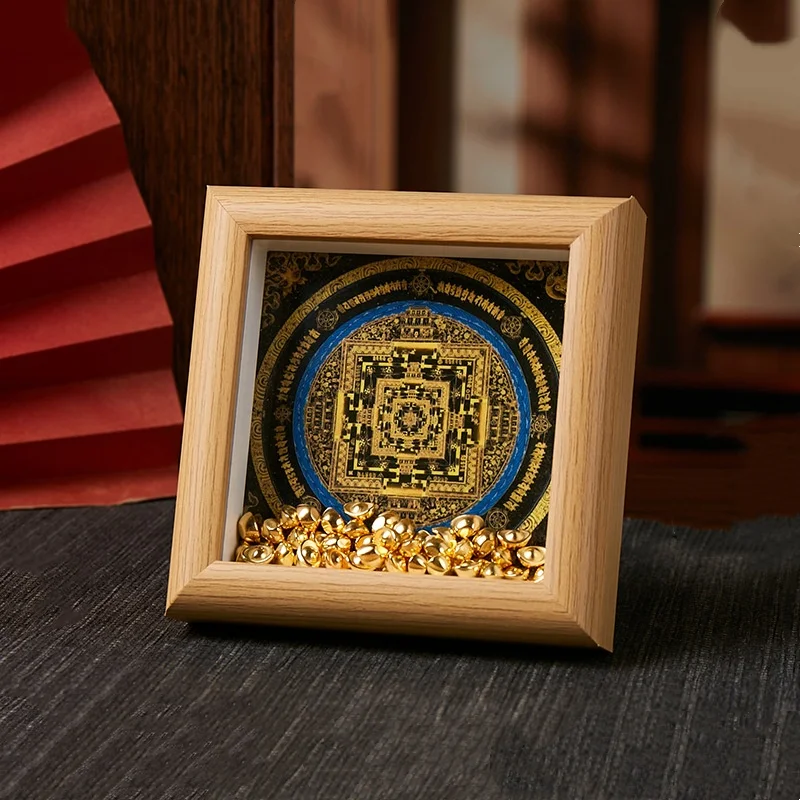 Tibetan Buddhist Tangka Wheel Diamond Mantra Tangka Ornament home desktop decorations Exquisite gifts
Tibetan Buddhist Tangka Wheel Diamond Mantra Tangka Ornament home desktop decorations Exquisite gifts