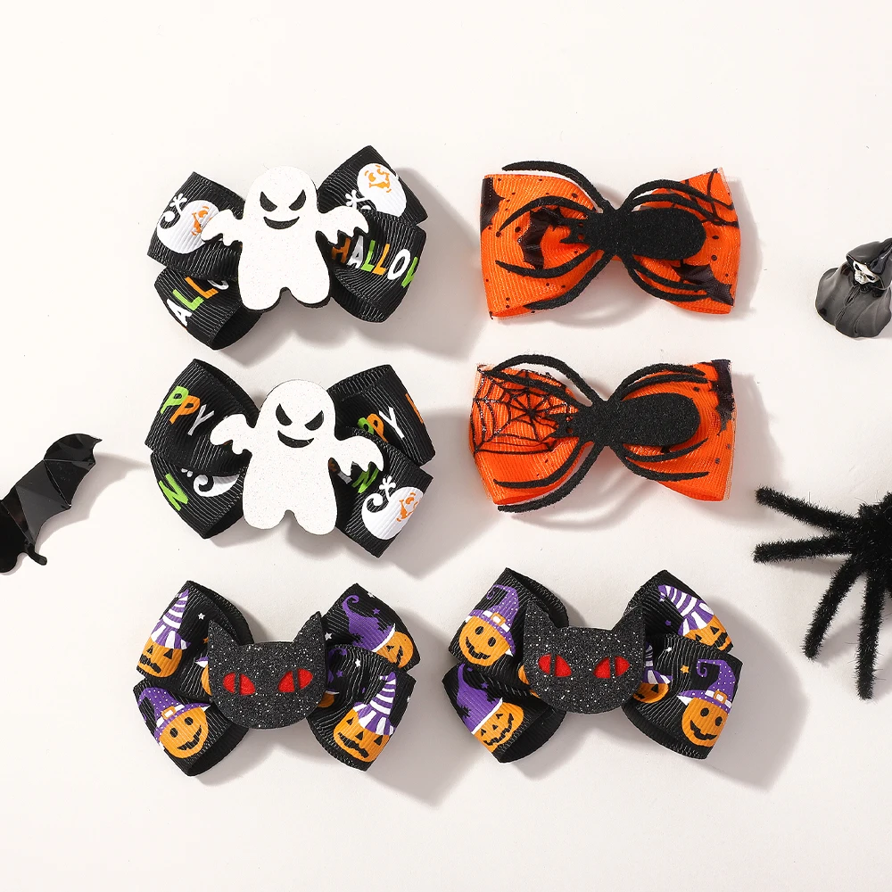 4PCS Baby Halloween Hair Accessories Set Pumpkin Ghost Skull Hair Clips Funny Festival Party Hairpin Gift for Kids
4PCS Baby Halloween Hair Accessories Set Pumpkin Ghost Skull Hair Clips Funny Festival Party Hairpin Gift for Kids