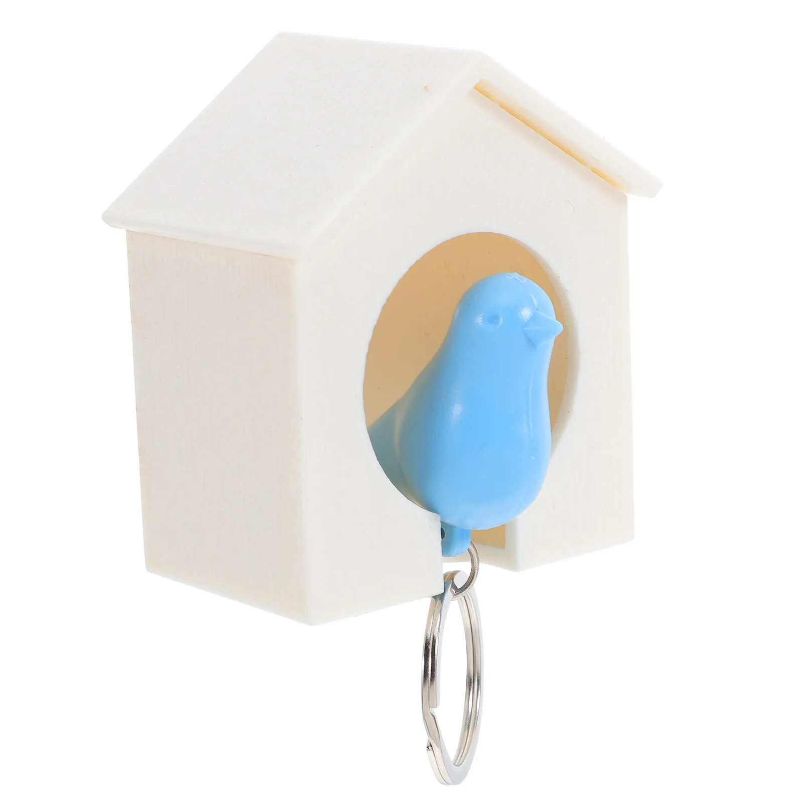 Adorable Birdhouse Key Holder 74x68x44mm Blue White ABS Whistle Keychain Hook Keeper Organize Keys School Latch
Adorable Birdhouse Key Holder 74x68x44mm Blue White ABS Whistle Keychain Hook Keeper Organize Keys School Latch