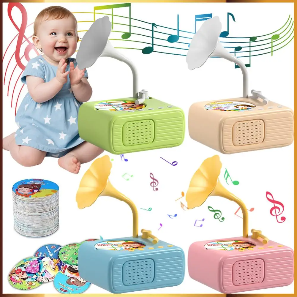 Children's Phonograph with 96 Colorful Cards Story Music Player Toddler Record Player for Boys and Girls Age 3+
Children's Phonograph with 96 Colorful Cards Story Music Player Toddler Record Player for Boys and Girls Age 3+