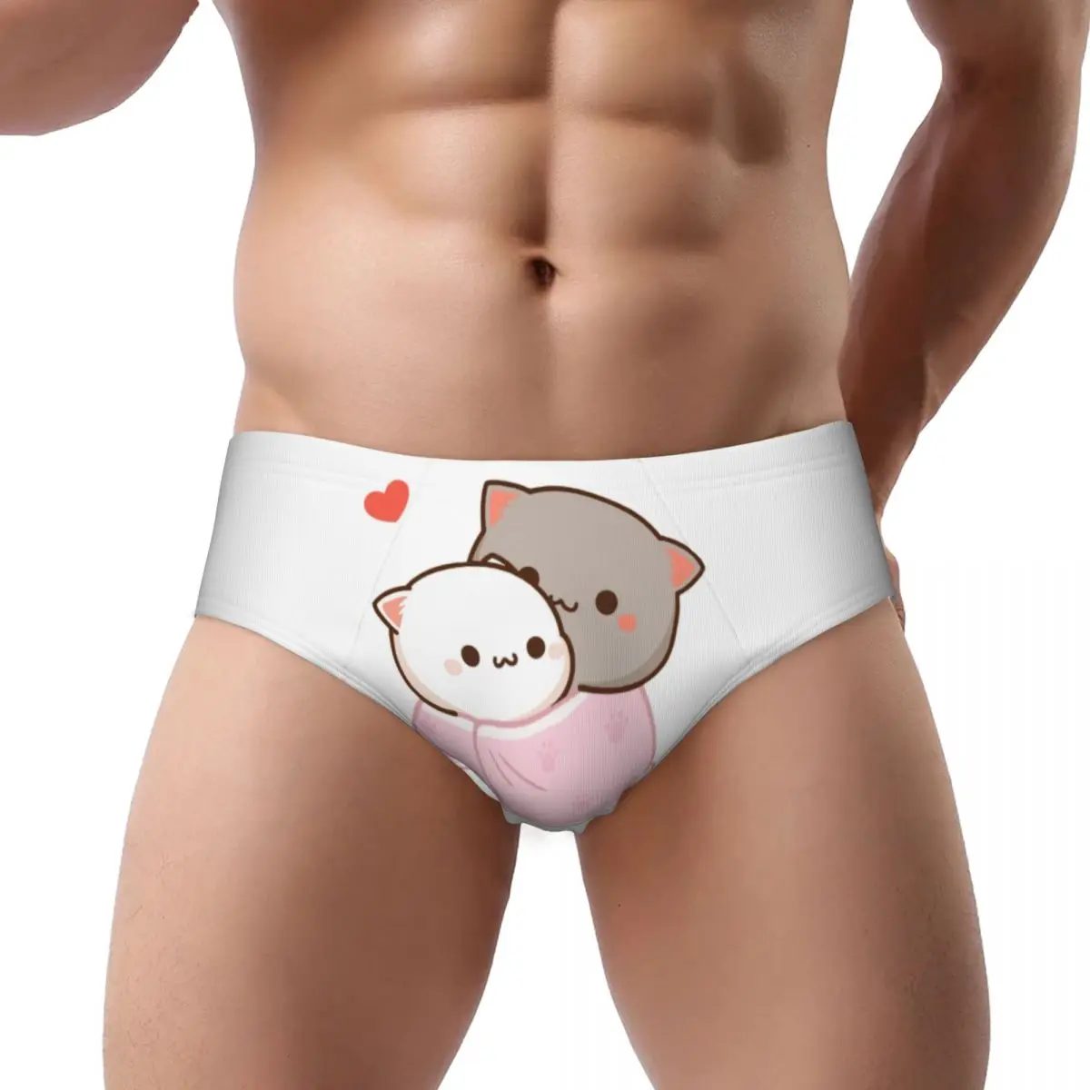 Custom Peach And Goma Mochi Cat Cuddling Briefs Underwear Men's Comfortable Stretch Panties
Custom Peach And Goma Mochi Cat Cuddling Briefs Underwear Men's Comfortable Stretch Panties