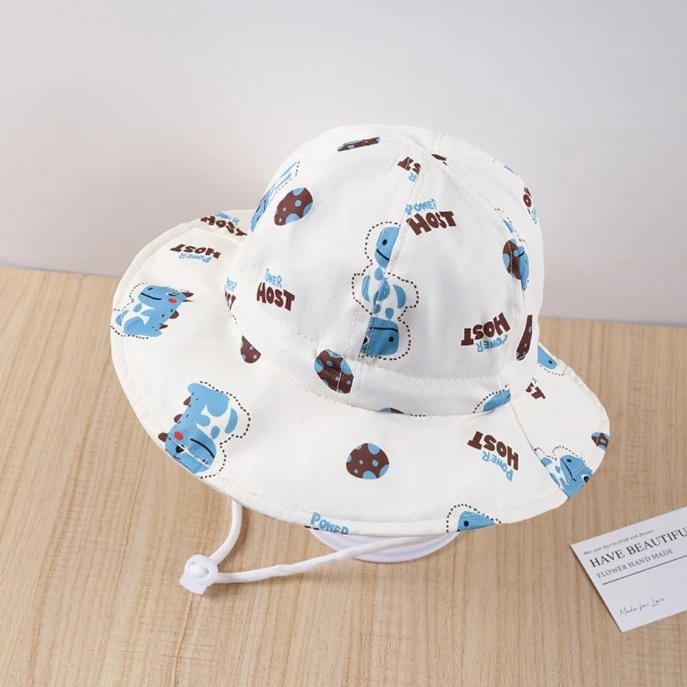 Cartoon Baby Fisherman Cap Wide Large Brim Thin Material Sun Protection Hat Breathable Adjustable Dinosaur Print Bucket Hat
Cartoon Baby Fisherman Cap Wide Large Brim Thin Material Sun Protection Hat Breathable Adjustable Dinosaur Print Bucket Hat